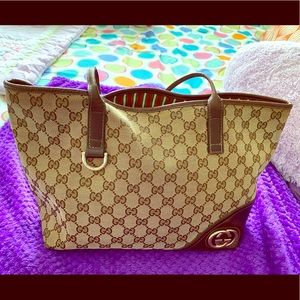 Authentic Gucci tote